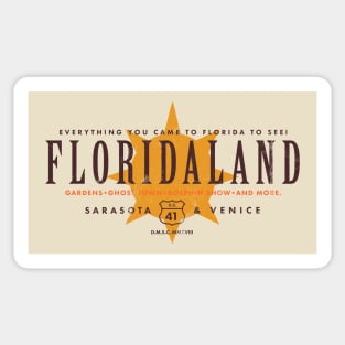 Sarasota Florida - Vintage Floridaland Sticker